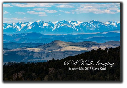 Collegiate Peak Mountains in Colorado