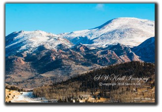 Pikes Peak Winter Morning