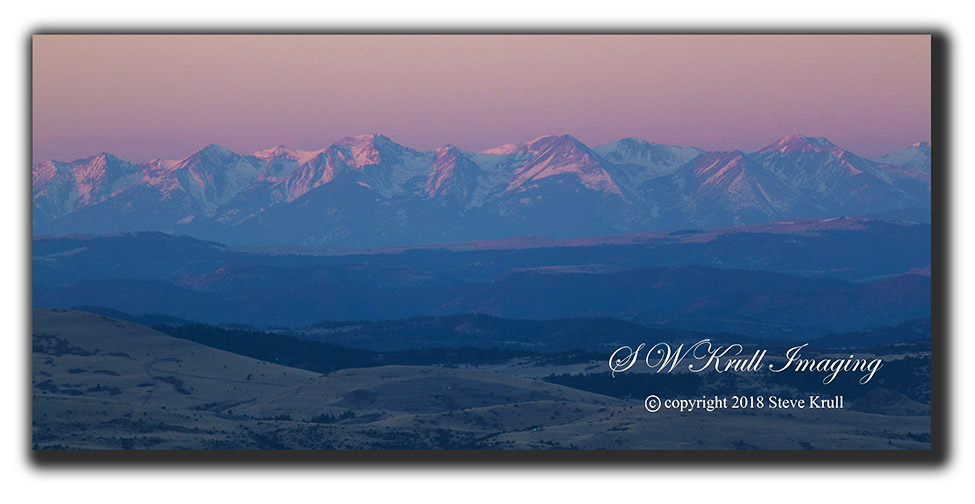 Sangre de Cristo Mountain Alpenglow