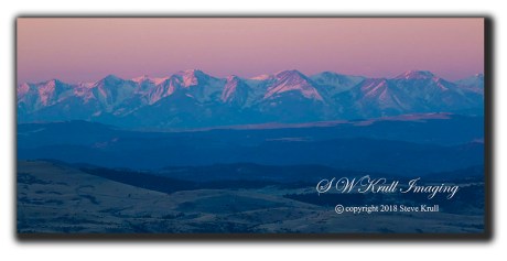 Sangre de Cristo Mountain Alpenglow