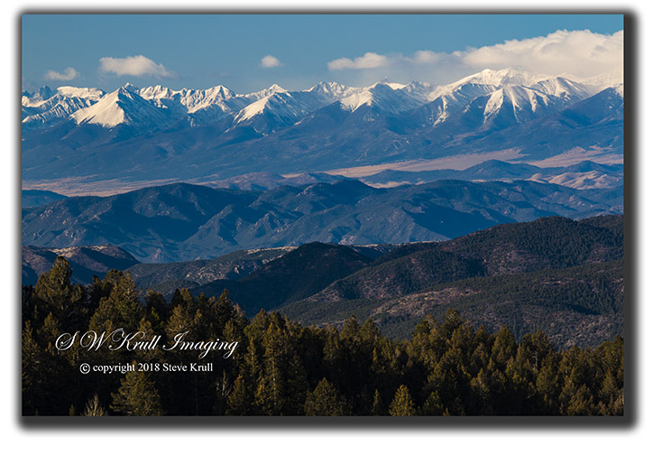 Clear morning in the Sangre de Cristo