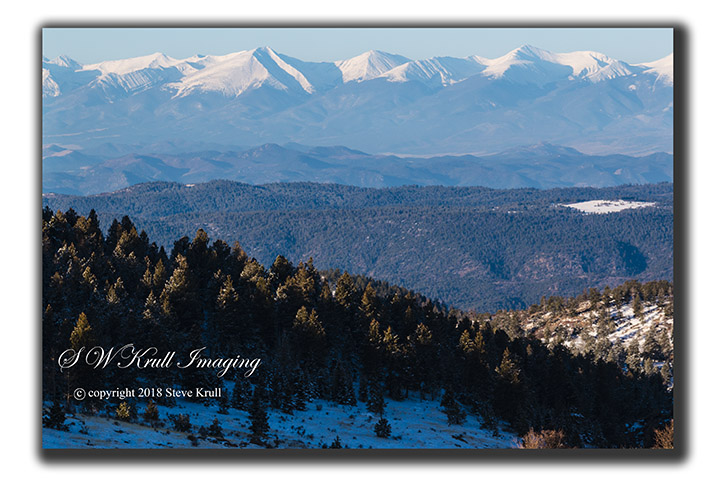 Fresh Snow on the Sangre de Cristo