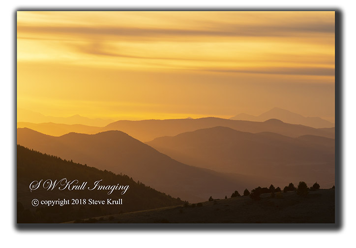 Sunset on the Collegiate Peaks