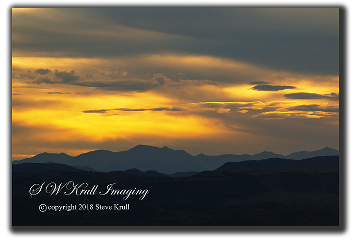 Sunset on the Sangre