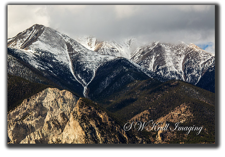 Cliffs in the Sangre de Cristo