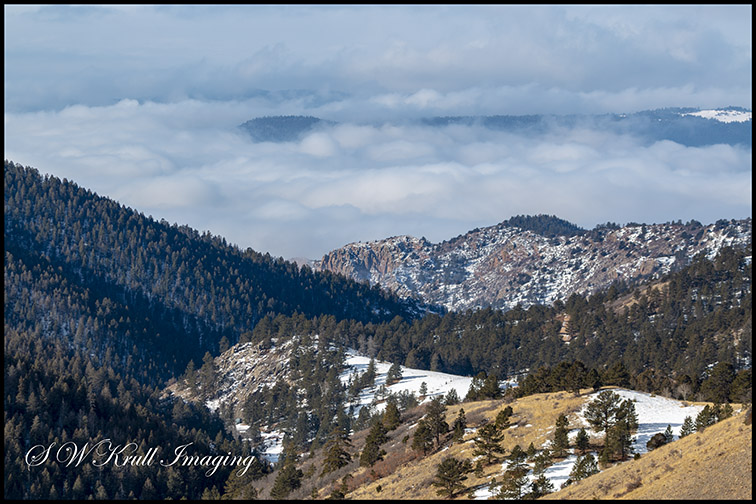 Fog Bank in the Colorado Rockies