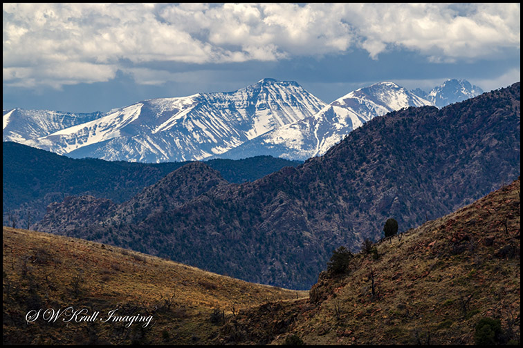 Royal Gorge Colorado and Sangre de Cristo Mountains