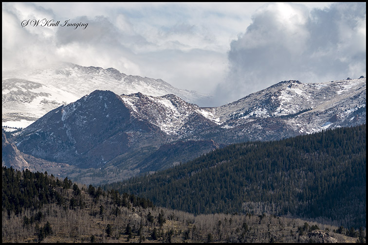 Storm Clouds on Pikes Peak Colorado