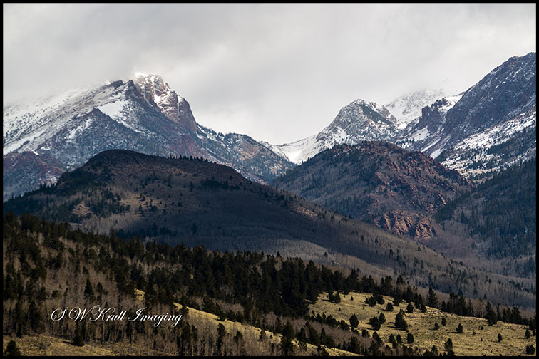 Storm Clouds on Pikes Peak Colorado