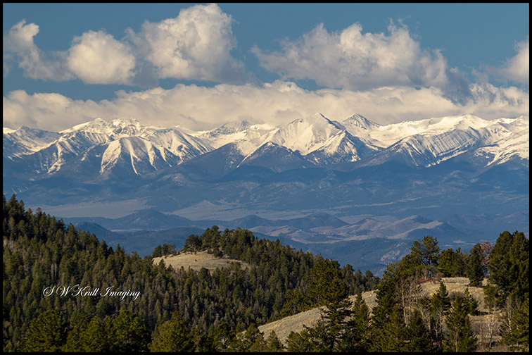 Beautiful Snow Capped Sangre de Cristo Range