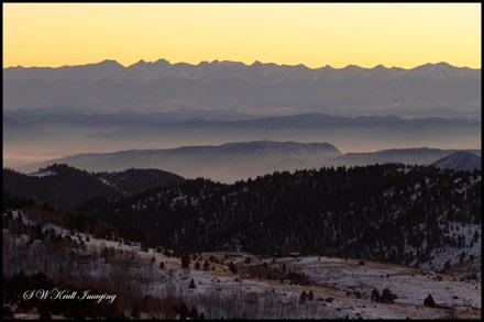 Sunset on the Sangre de Cristo
