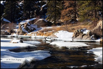 Eleven Mile Canyon in Winter