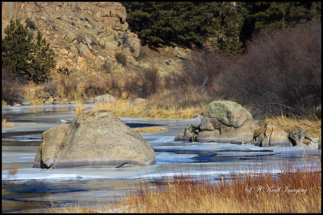 Eleven Mile Canyon in Winter