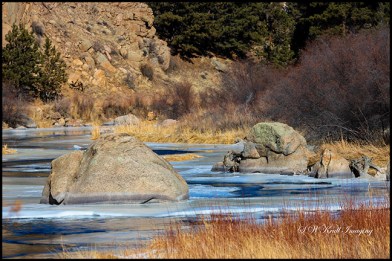 Eleven Mile Canyon in Winter