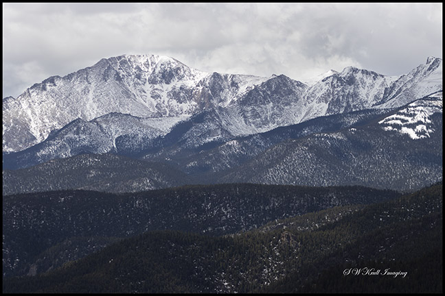 Cloudy Pikes Peak