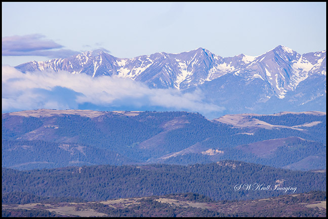 Clouds on the Sangre de Cristo Range of Colorado