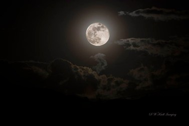 May 7, 2020 supermoon over Colorado