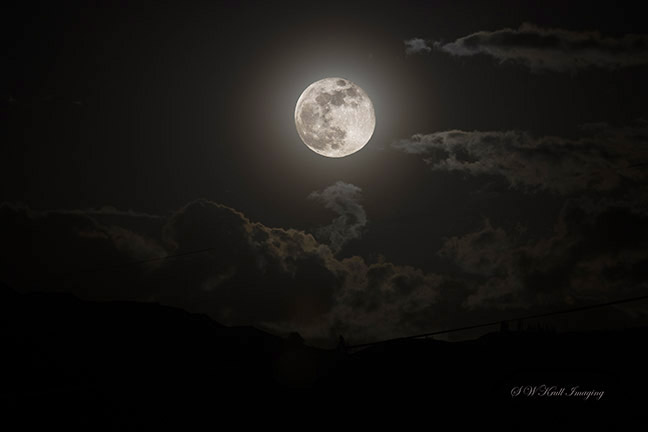 May 7, 2020 supermoon over Colorado