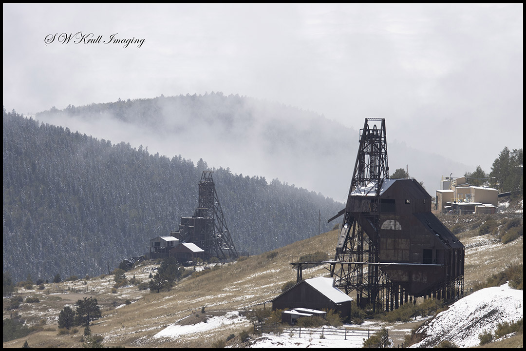 Mines on a Winter Day