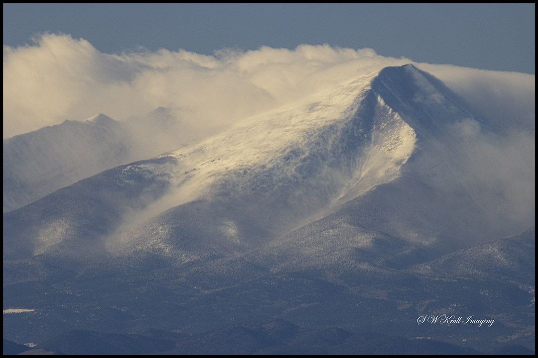 Snowstorm on the Sangre de Cristo