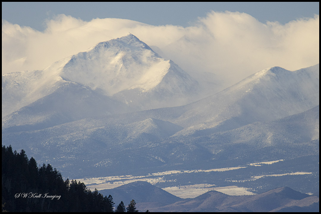 Snowstorm on the Sangre