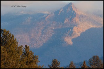 Sunrise in the Rockies