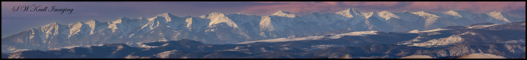 Sunrise on the Sangre de Cristo