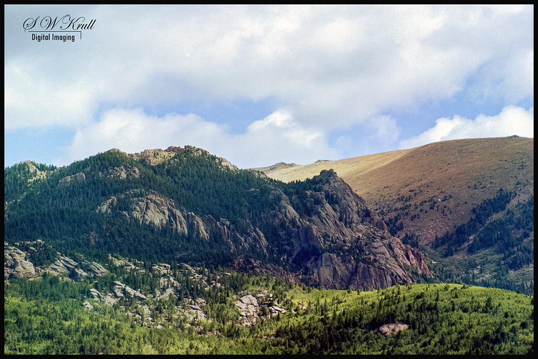 Rocky Mountains on a Summer Day