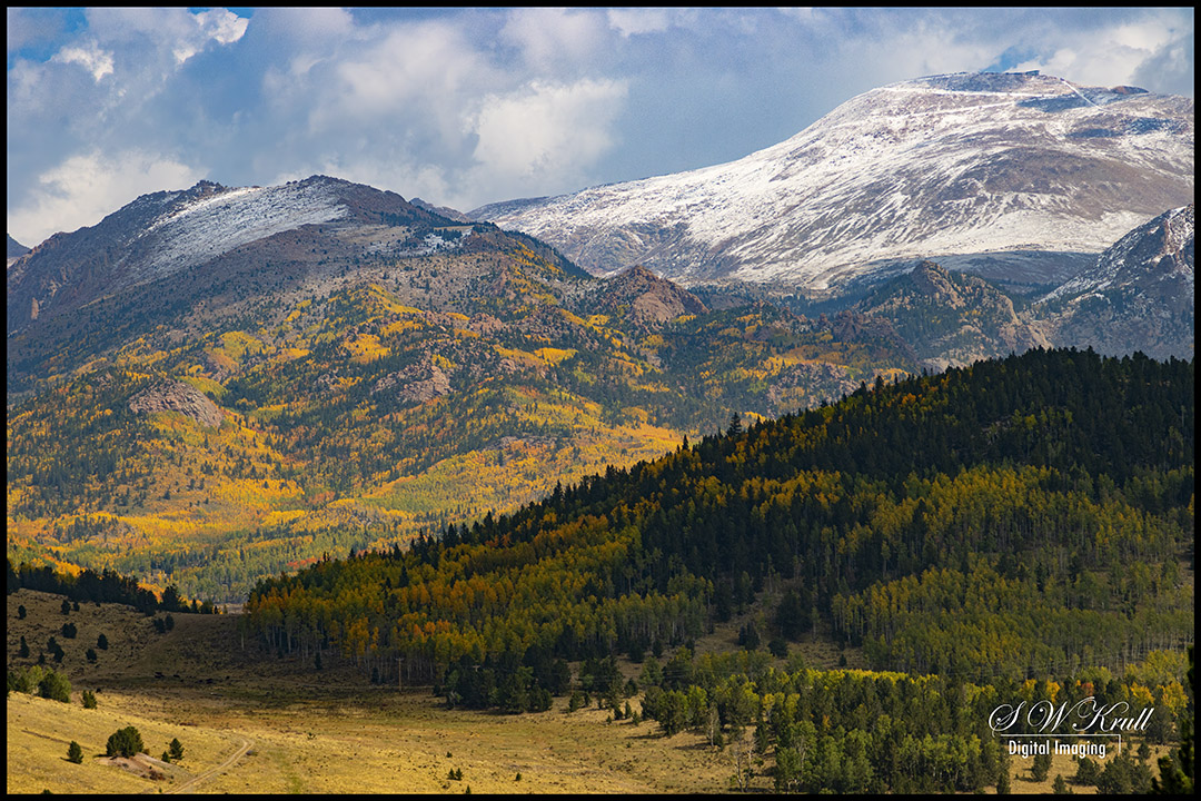 Snow and Fall Colors on Pikes Peak