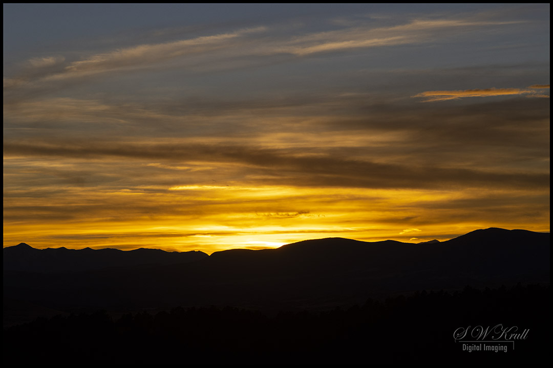 Sangre Mountain Sunset