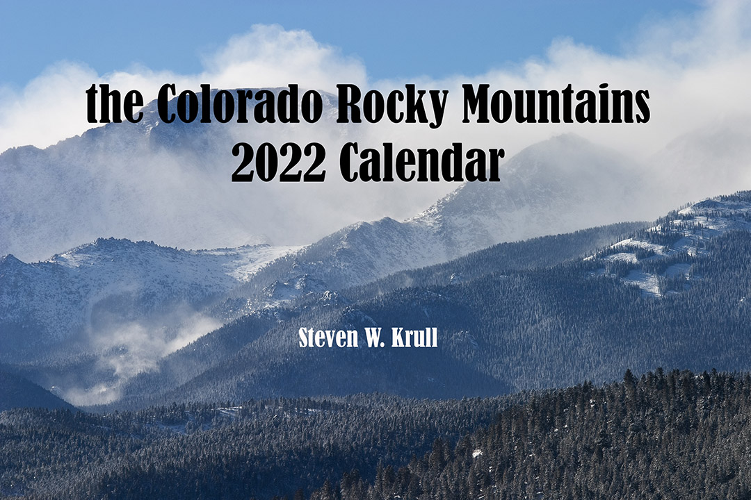 Storm clouds following a big Colorado winter snowstorm.
