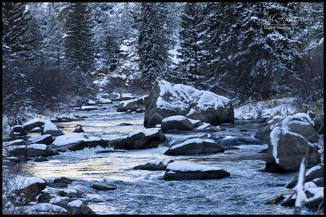 Winter in Eleven Mile Canyon