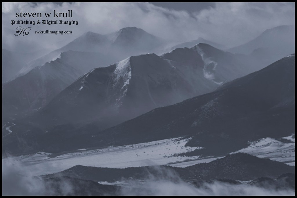 Snowstorm on the Sangre