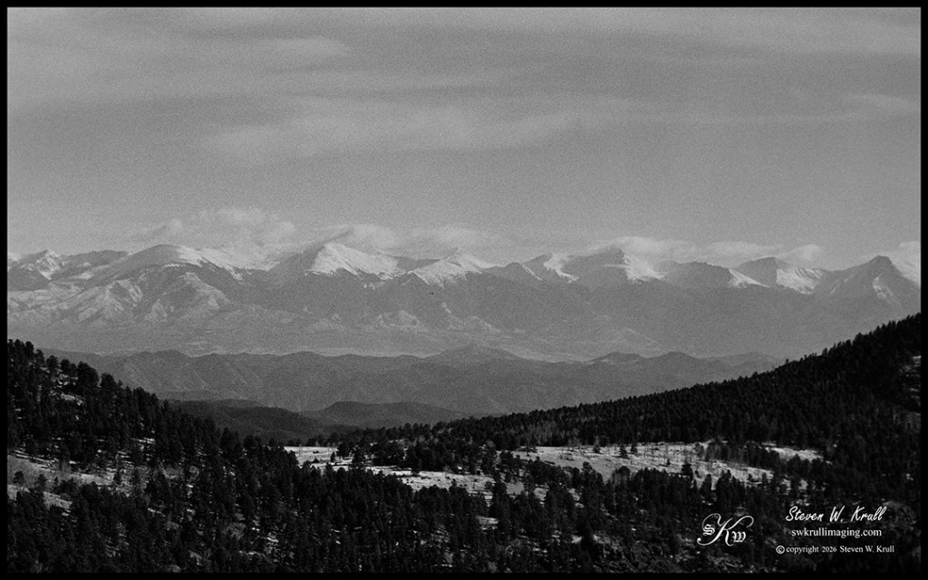 Monochrome Sangre de Cristo Range